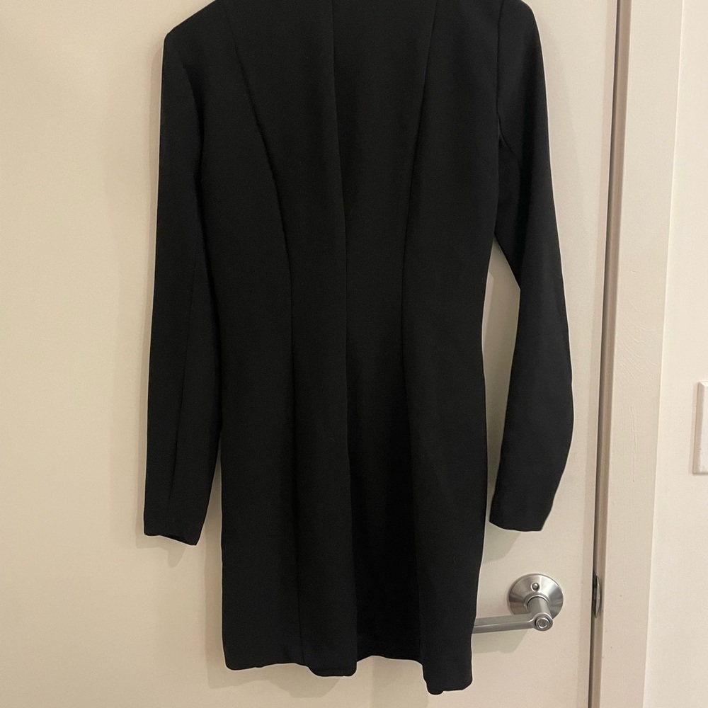 BCBG blazer Black Long Sleeve Dress